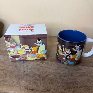 Vintage Disney Snow White & the Seven Dwarfs Coffee Mug In Original Box